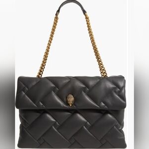 Black Quilted Chain Shoulder Bag